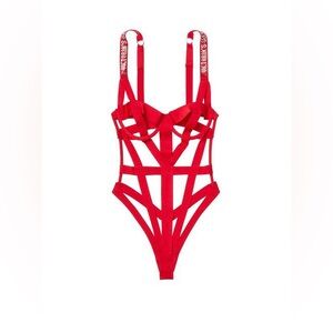 NWOT! Victoria Secret Very Sexy Strappy Unlined Bodysuit